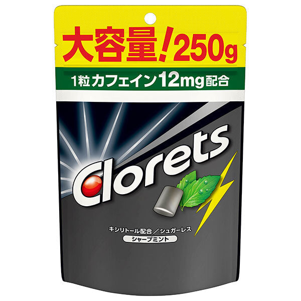 Mondelez Japan Clorets XP Sharp Mint Stand Pouch, 250g x 6 Bags [Ships from Japan] 