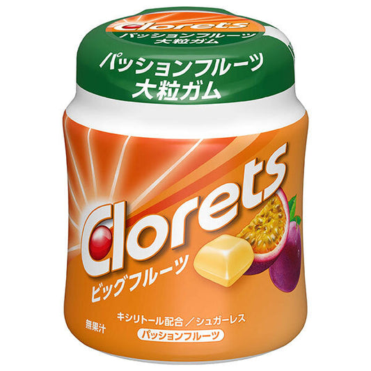 Mondelez Japan Clorets Big Fruit Passion Fruit Bottle 112g x 6 pieces [Shipped in Japan]