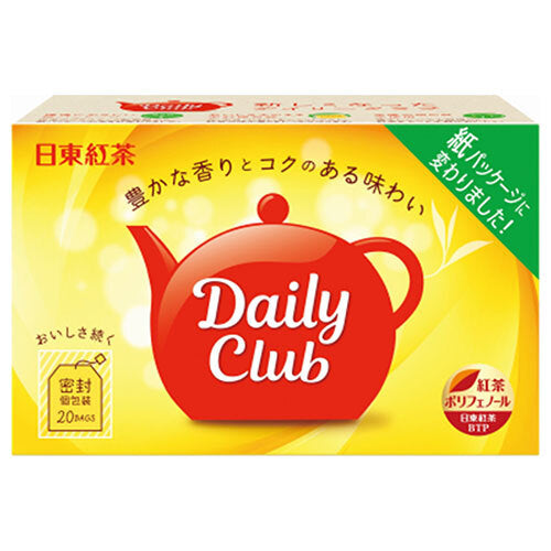三井農林 日東紅茶 デイリークラブ ティーバッグ (2g×20袋)×48個入【日本出荷】