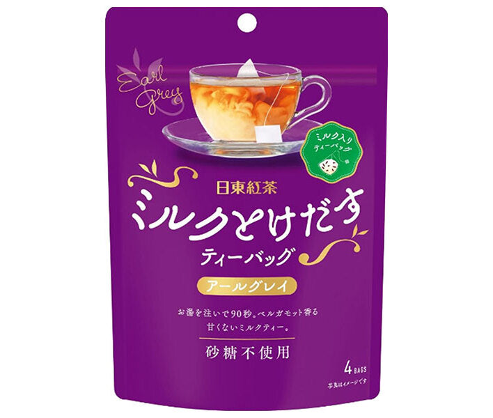 三井農林 日東紅茶 ミルクとけだすティーバッグ アールグレイ (7.5g×4P)×24袋入【日本出荷】
