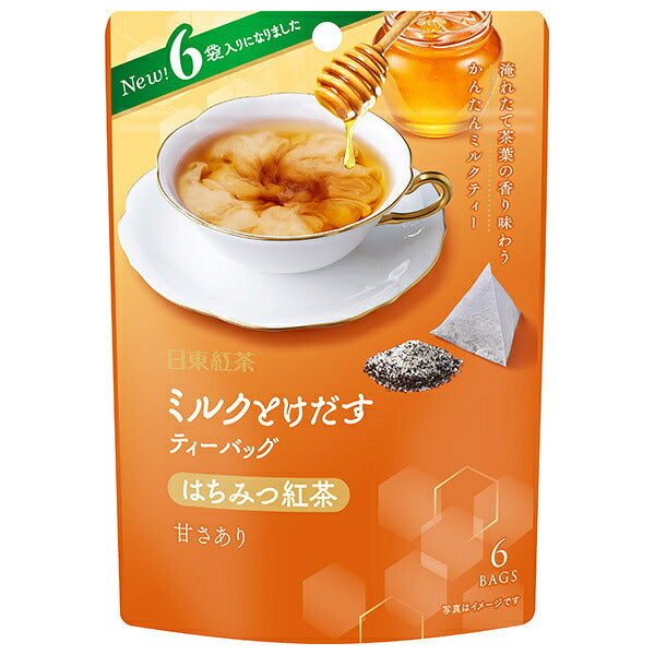 Mitsui Norin Nittoh Tea Milk-Dissolving Tea Bags - Honey Tea (7.2 g x 6 bags) x 24 packs [Ships from Japan]