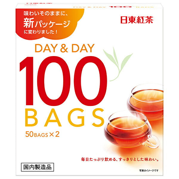 Mitsui Norin Nittoh Tea DAY&DAY (1.8g x 100 Bags) x 15 Packs [Ships from Japan]