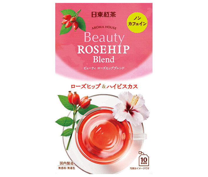 Mitsui Norin Nitto Black Tea Aroma House Beauty Rosehip (2g x 10 bags) x 36 boxes [shipped in Japan]