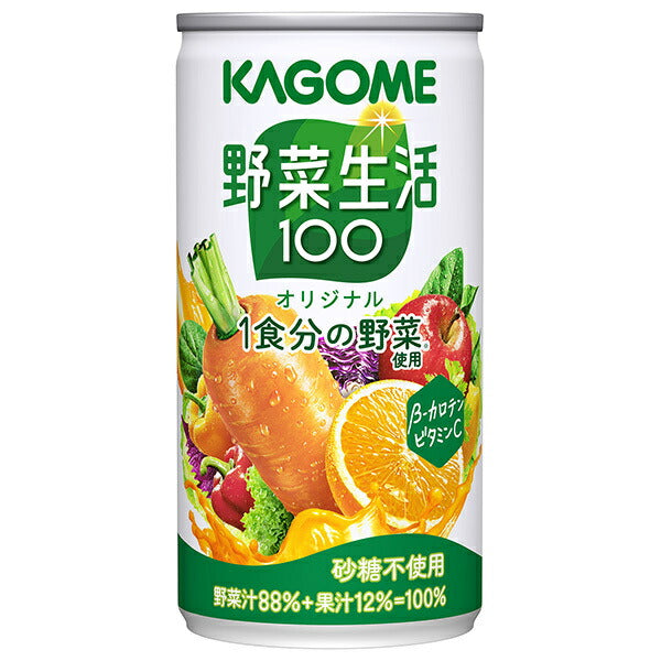 Kagome Yasai Seikatsu 100 Original 190g can x 30 pieces [Shipped in Japan]