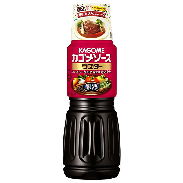 Kagome Worcestershire Sauce, 500ml x 20 bottles [Ships from Japan] 