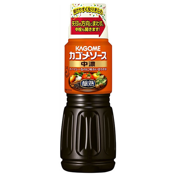 Kagome Fermented Sauce, Medium Thick, 500ml x 20 Bottles [Ships from Japan] 