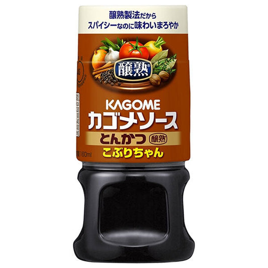 Kagome Koburi-chan Tonkatsu Sauce, 160ml x 30 bottles [Ships from Japan] 