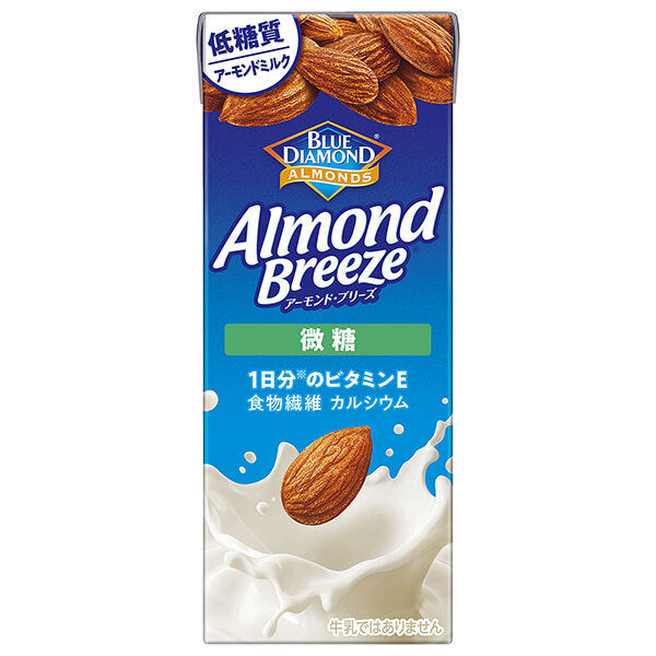 カゴメ アーモンド ブリーズ 微糖 200ml紙パック×24本入【日本出荷】