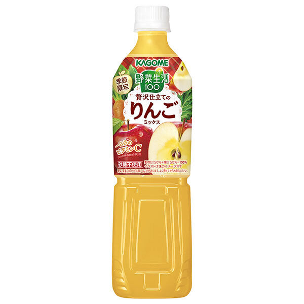 Kagome Yasai Seikatsu 100 Premium Apple Blend 720ml PET Bottles x 15 [Ships from Japan]