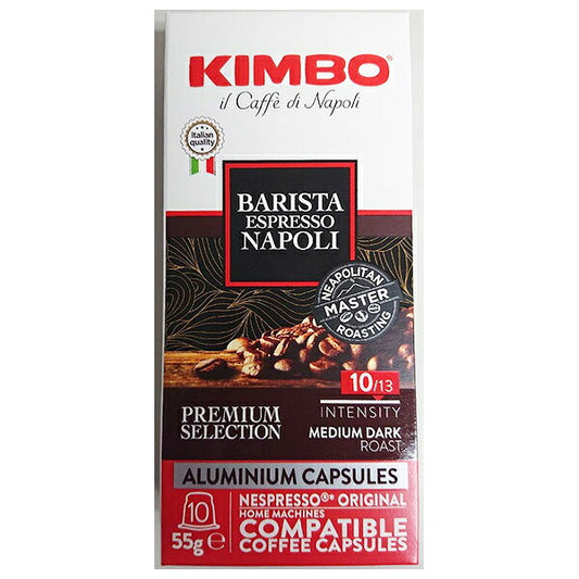 Monte Bussan Kimbo Aluminum Capsule Barista Napoli 55g (5.5g x 10) x 10 pieces [Shipped in Japan]