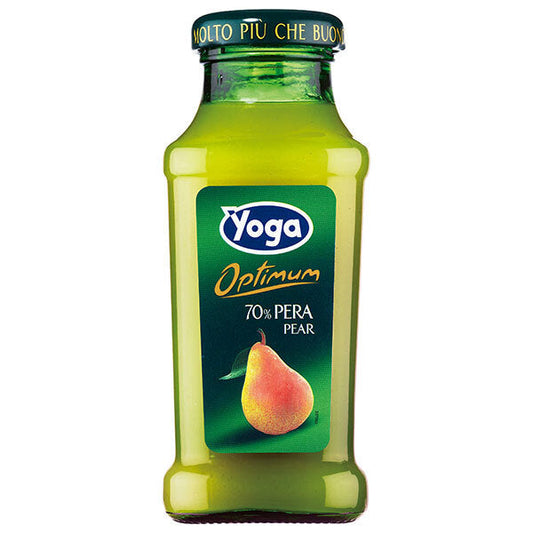 Monte Bussan Yoga Succo di Pera (Pear) 200ml Bottles x 24 [Ships from Japan] 