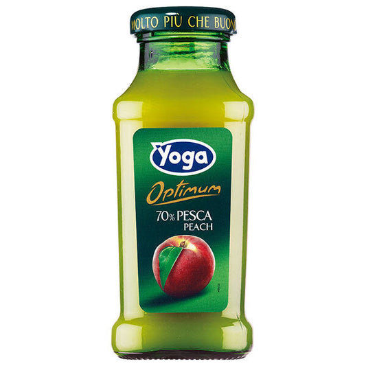 Monte Bussan Yoga Succo di Pesca (Peach) 200ml Bottles x 24 [Ships from Japan] 