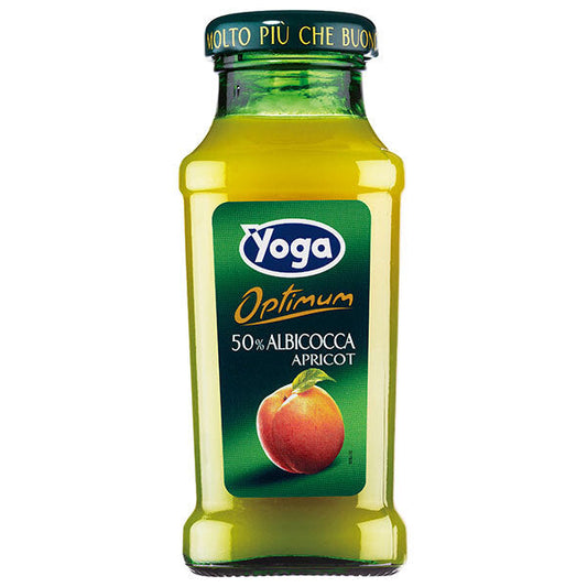 Monte Bussan Yoga Succo di Albicocca (Apricot) 200ml Bottles x 24 [Ships from Japan] 
