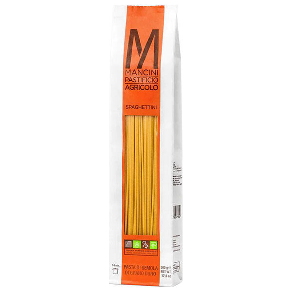 Monte Bussan Mancini Spaghettini 1.8mm 500g x 12 bags [shipped in Japan]