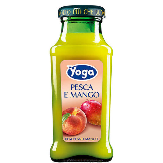 Monte Bussan Yoga Pesca e Mango (Peach & Mango) 200ml Bottles x 24 [Ships from Japan] 