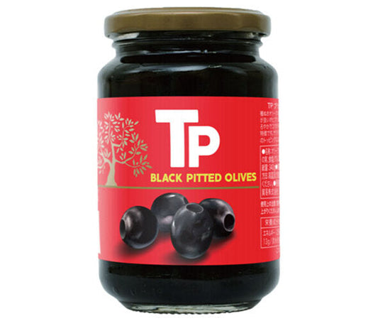 Tominaga Trading TP Black Olives, 340g Bottle x 12 Bottles [Ships from Japan] 