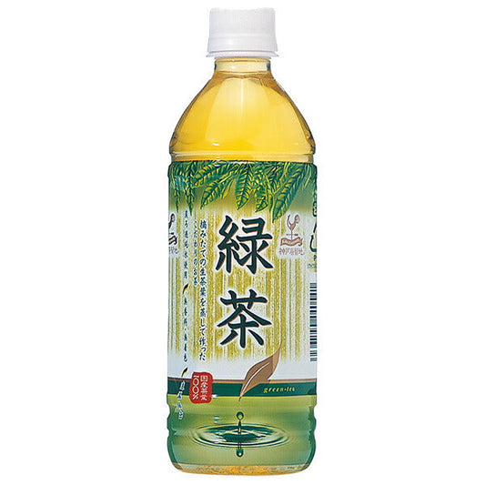Tominaga Trading Kobe Foreign Settlement Green Tea, 500ml PET Bottles x 24 [Ships from Japan] 