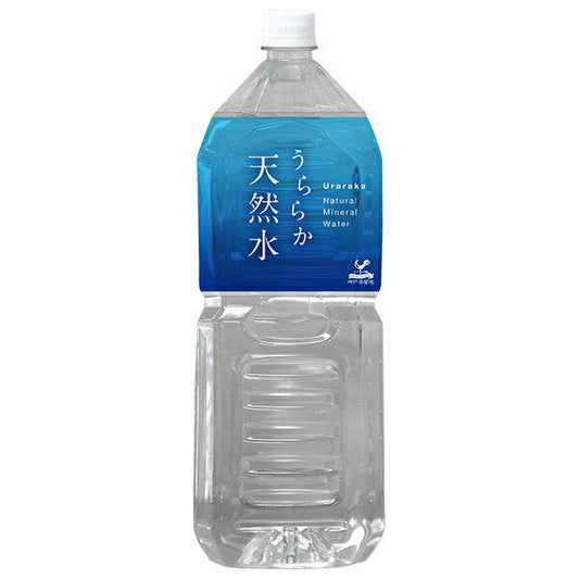 Tominaga Trading Kobe Settlement Uraraka Natural Water 2LPET x 6 bottles [Shipped in Japan]