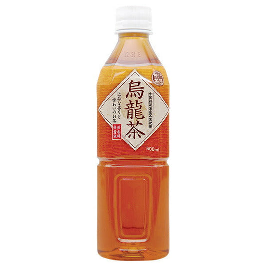 富永貿易 神戸茶房 烏龍茶 500mlPET×24本入【日本出荷】