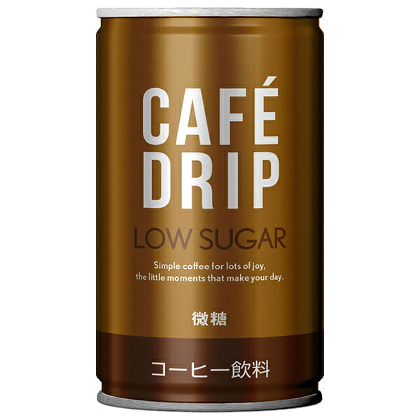 富永貿易 カフェドリップ 微糖 185g缶×30本入【日本出荷】