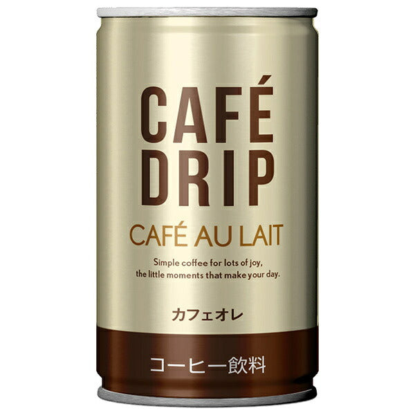 Tominaga Boeki Cafe Drip Cafe au lait 185g can x 30 pieces [Shipped in Japan]