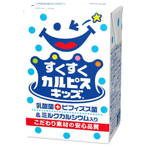 LB Sukusuku Calpis Kids 125ml Paper Carton x 24 Bottles [Ships from Japan] 