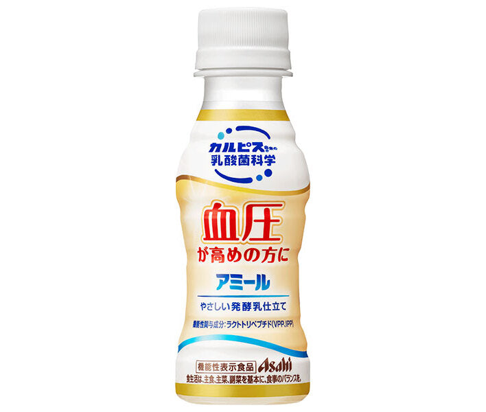 Asahi Beverages Lactic Acid Bacteria Science Amir W [Food with Functional Claims] 100ml PET Bottle x 30 [Ships from Japan] 