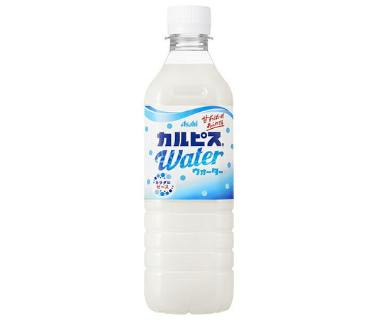 Asahi Calpis Water (Vending Machine Type) 490ml PET Bottles x 24 (Ships from Japan) 