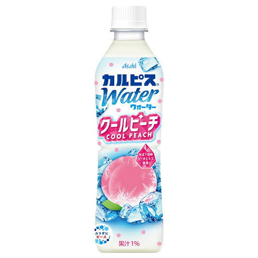 アサヒ飲料 カルピスウォーター クールピーチ 490mlペットボトル×24本入【日本出荷】
