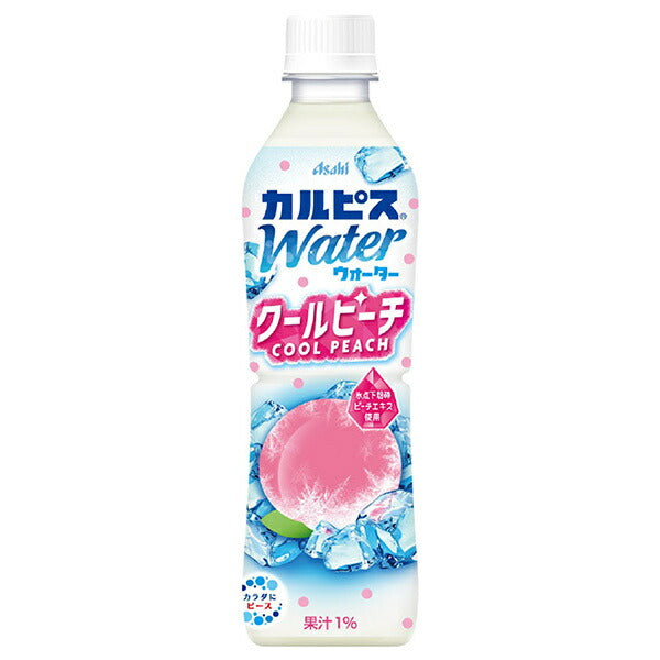 Asahi Beverage Calpis Water Cool Peach 490ml plastic bottle x 24 bottles [shipped in Japan]