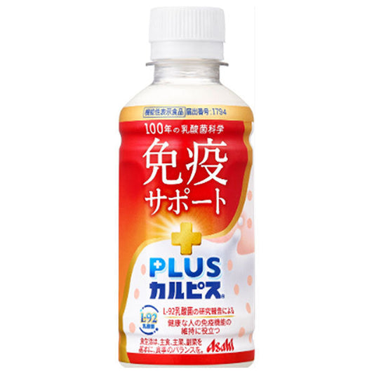 Asahi Soft Drinks PLUS Calpis Immune Support 200ml plastic bottles x 24 (6 x 4) bottles [shipped in Japan]