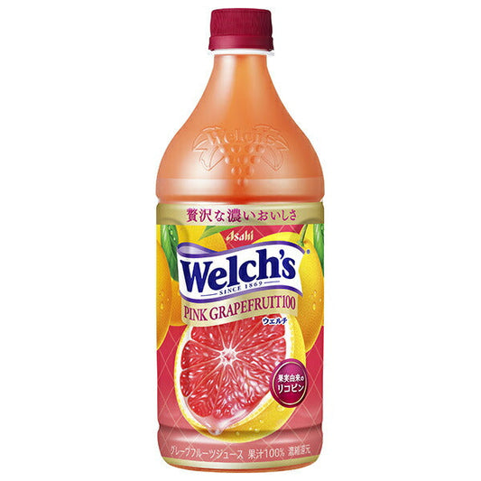 Asahi Soft Drinks Welch’s Pink Grapefruit 100 800g plastic bottles x 8 bottles [shipped in Japan]