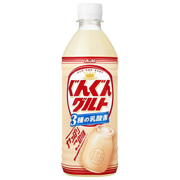 Asahi Soft Drinks Gungun Gult 3 types of lactic acid bacteria 500ml plastic bottles x 24 bottles [shipped in Japan]