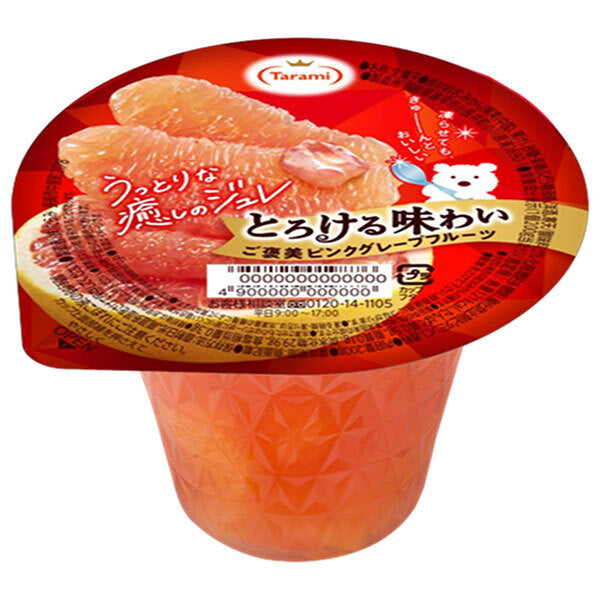 たらみ とろける味わい ご褒美ピンクグレープフルーツ 200g×24(6×4)個入【日本出荷】