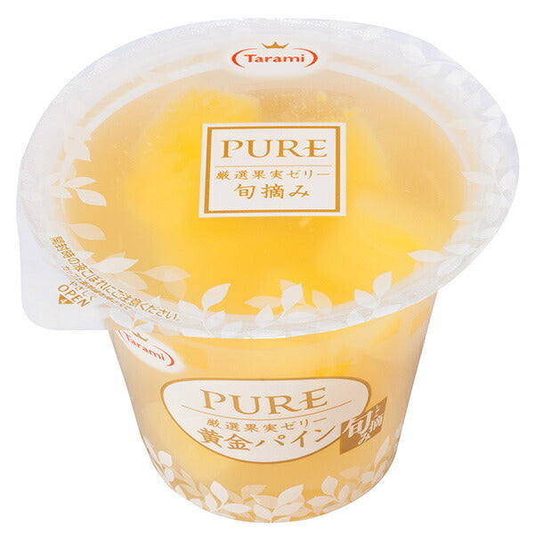 たらみ PURE 黄金パインゼリー 270g×18(6×3)個入【日本出荷】