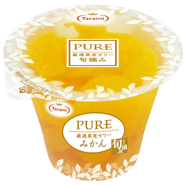 Tarami PURE Mandarin Orange Jelly 270g x 18 (6 x 3) [Ships from Japan]