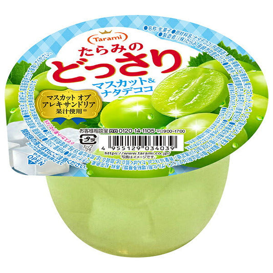 Tarami Tarami's Dossari Muscat & Nata de Coco 230g x 24 (6 x 4) pieces [Shipped in Japan]