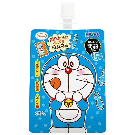 たらみ ドラえもん おいしい蒟蒻ゼリー ラムネ味 130gパウチ×30本入【日本出荷】