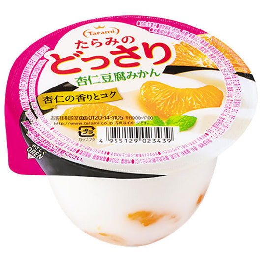 Tarami Tarami Dossari Almond Tofu Mandarin Orange 230g x 24 (6 x 4) pieces [Shipped in Japan]