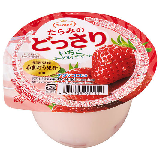Tarami Dossari Strawberry Yogurt Dessert 230g x 24 (6 x 4) [Ships from Japan]