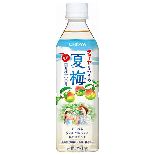 Choya Umeshu CHOYA Summer Plum 500g plastic bottle x 24 pieces [shipped in Japan]