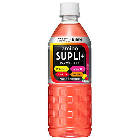 Kirin x FANCL Amino Supplement Plus 555ml PET Bottle x 24 Bottles [Ships from Japan] 