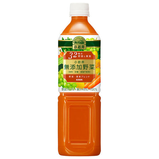 キリン 小岩井 無添加野菜 32種の野菜と果実 930gペットボトル×12本入【日本出荷】