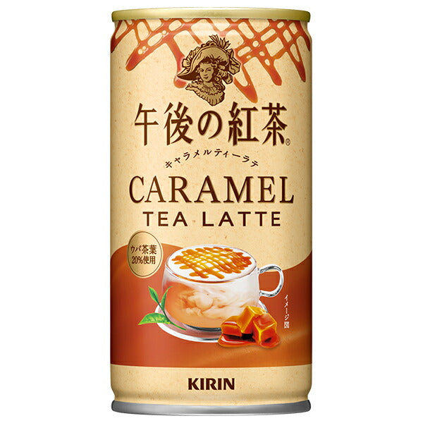 [Expiration date 2026.07] Kirin Gogo no Kocha Caramel Tea Latte Hot & Cold 185g can x 30 bottles [Shipped in Japan]