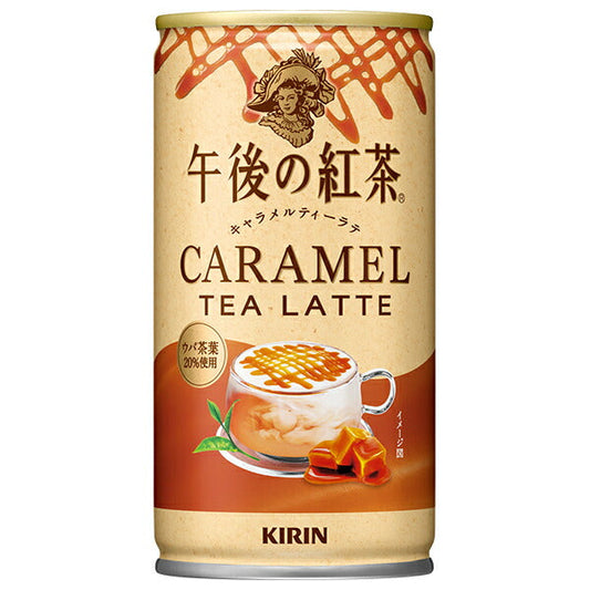 [Expiration date 2026.07] Kirin Gogo no Kocha Caramel Tea Latte Hot & Cold 185g can x 30 bottles [Shipped in Japan]
