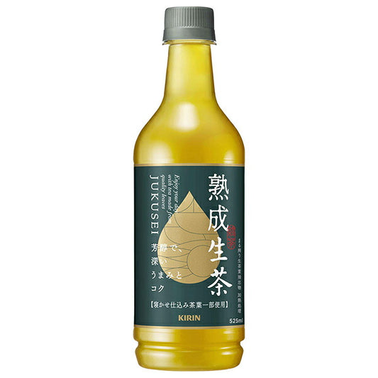 Kirin Nama-cha Aged Green Tea, 525ml PET Bottles x 24 [Ships from Japan]