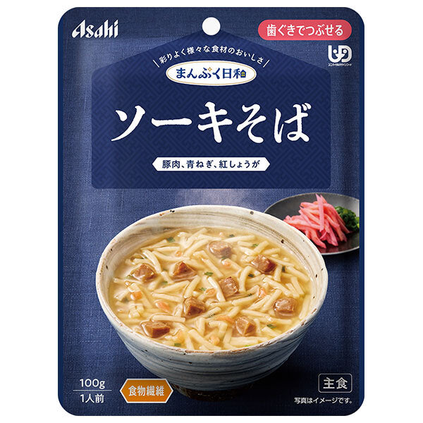 アサヒグループ食品 まんぷく日和 ソーキそば 100g×24袋入【日本出荷】