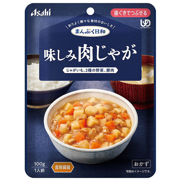 Asahi Group Foods Manpuku Biyori Flavored Nikujaga 100g x 24 bags [Shipped in Japan]