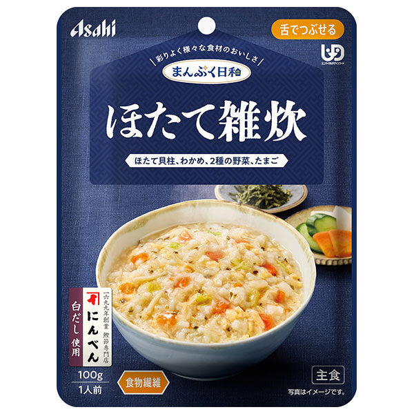 Asahi Group Foods Manpuku Weather Scallop Zosui 100g x 24 bags [Shipped in Japan]