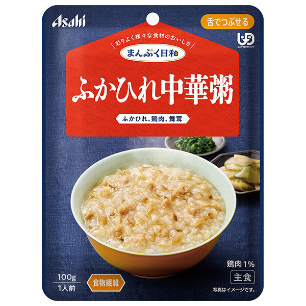 アサヒグループ食品 まんぷく日和 ふかひれ中華粥 100g×24袋入【日本出荷】